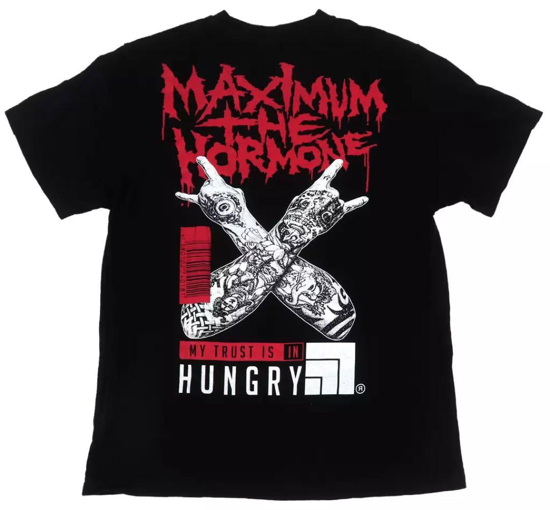 マキシマム ザ ホルモン W×H×U Tシャツ XL ブラック