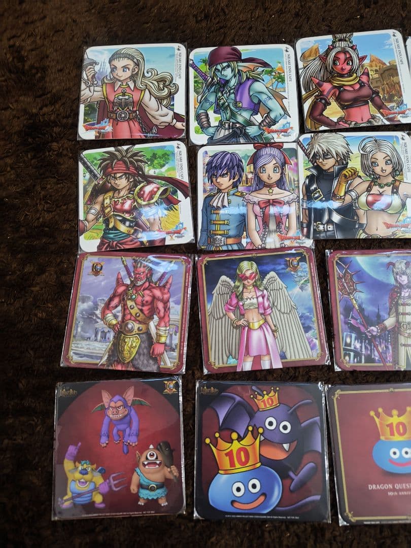 ドラゴンクエスト10　コースター　35種セット　未使用美品　40周年　オマケ