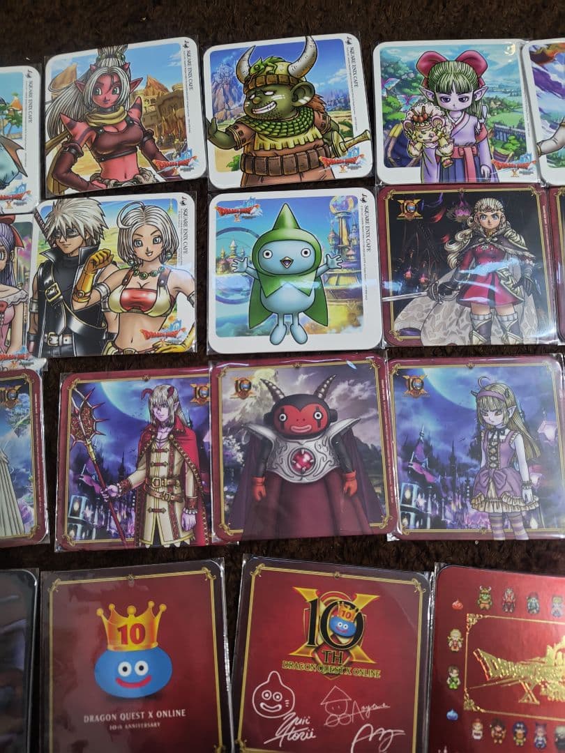 ドラゴンクエスト10　コースター　35種セット　未使用美品　40周年　オマケ