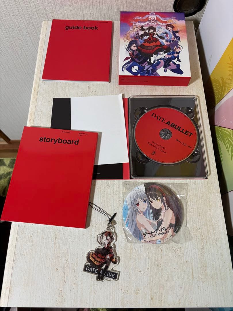 デート・ア・バレット特典+時崎狂三タペストリーとアクリルキーホルダー