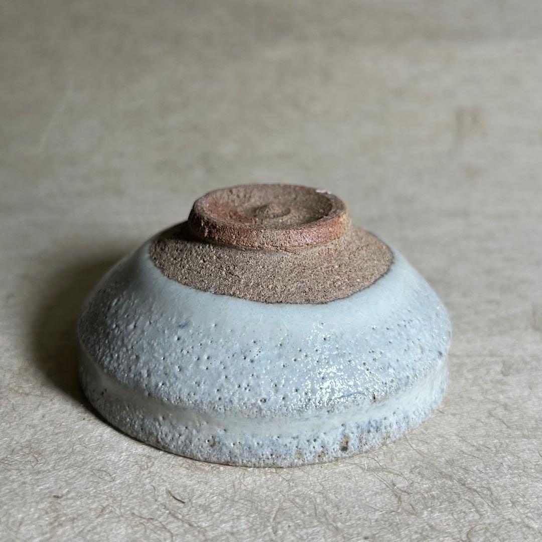 258 斑唐津平田ぐい呑　唐津焼　ぐい呑　陶器　酒器