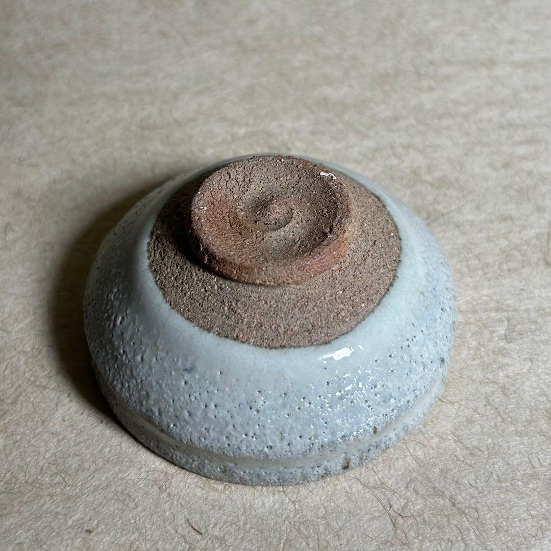 258 斑唐津平田ぐい呑　唐津焼　ぐい呑　陶器　酒器