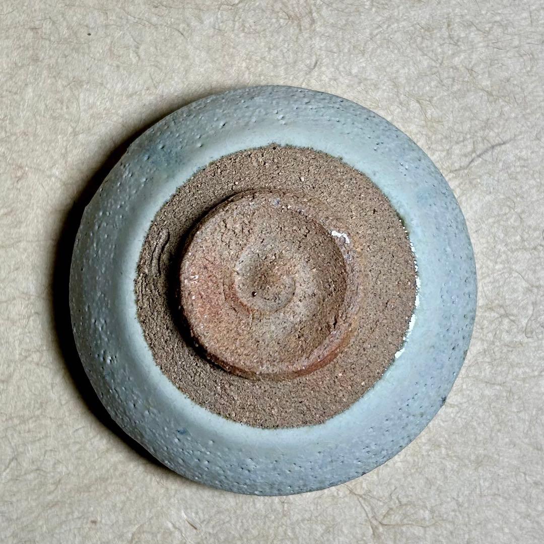 258 斑唐津平田ぐい呑　唐津焼　ぐい呑　陶器　酒器