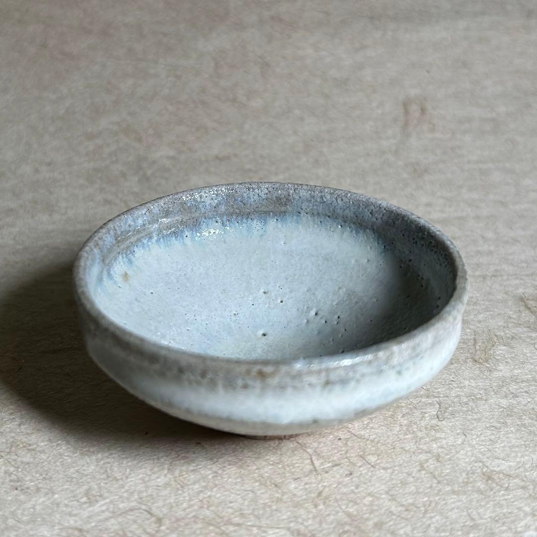 258 斑唐津平田ぐい呑　唐津焼　ぐい呑　陶器　酒器