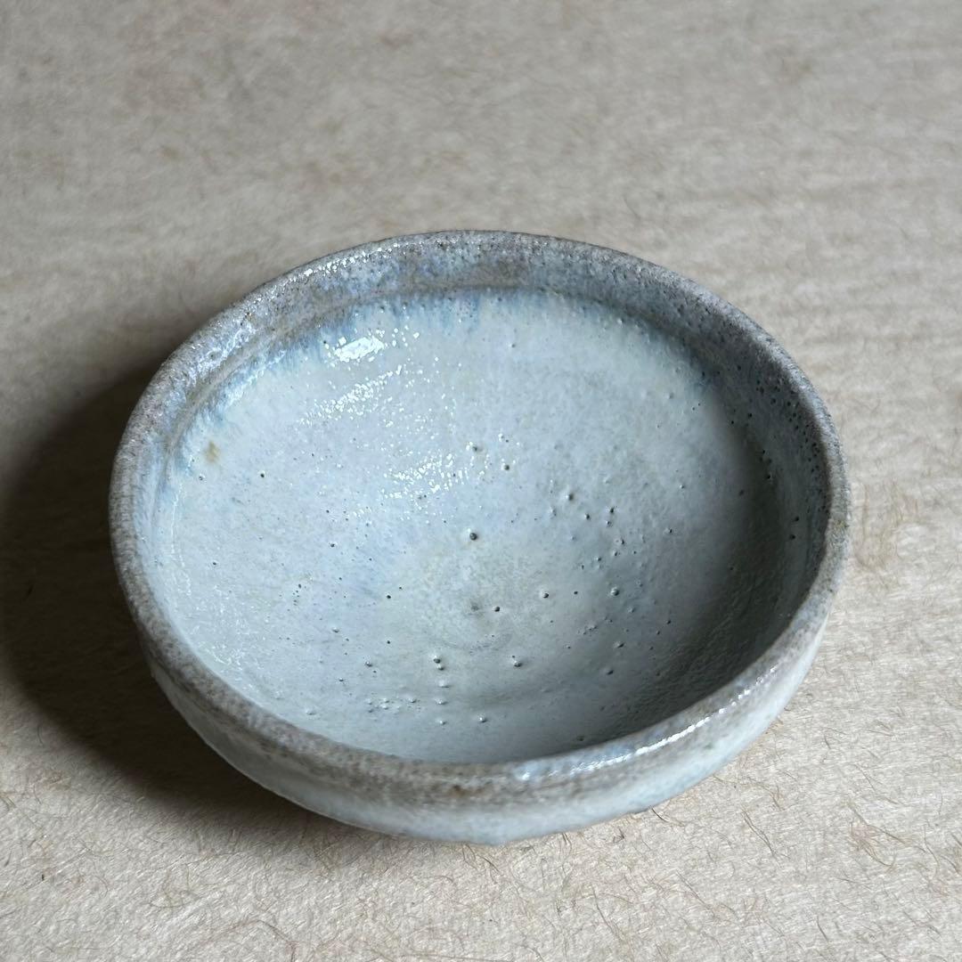 258 斑唐津平田ぐい呑　唐津焼　ぐい呑　陶器　酒器