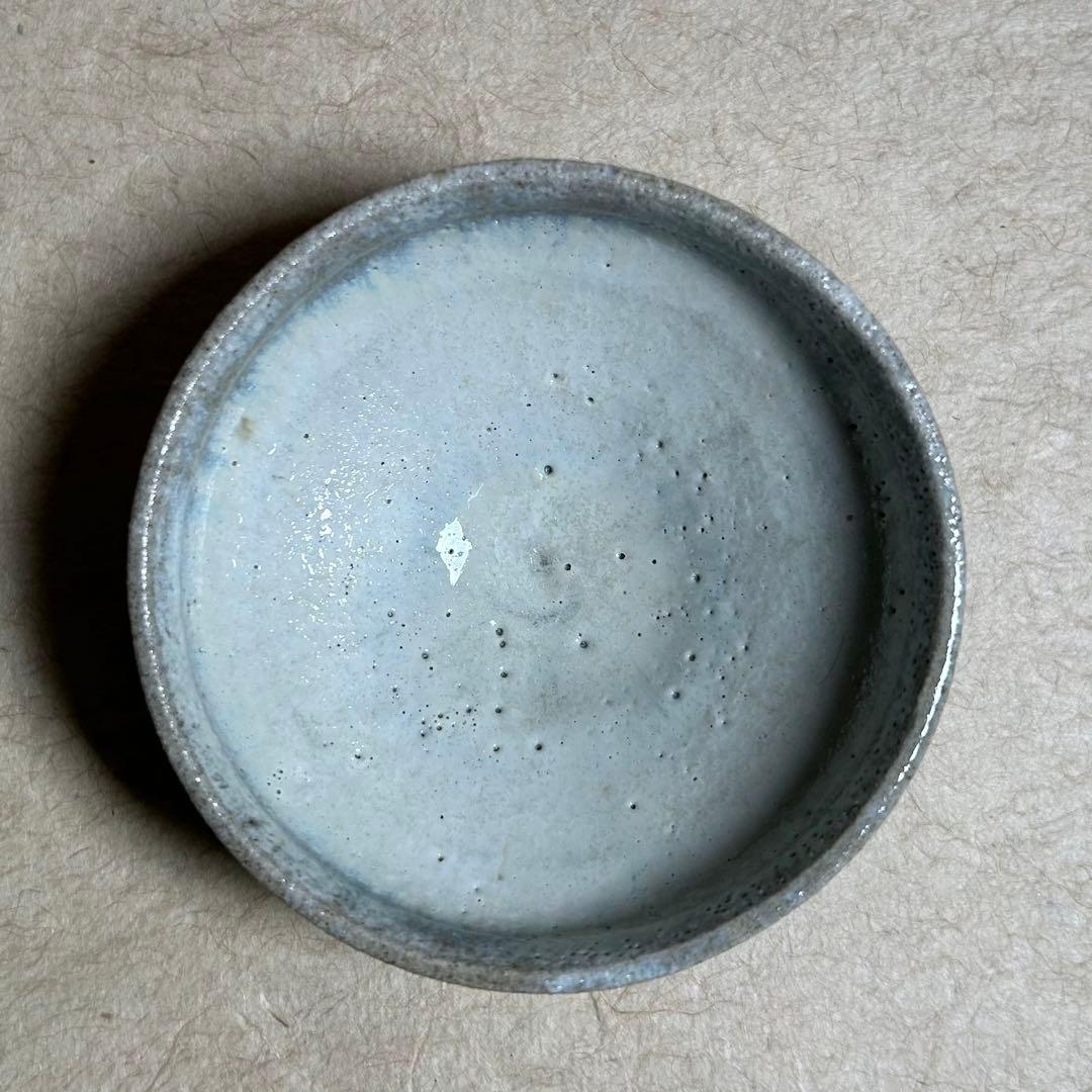 258 斑唐津平田ぐい呑　唐津焼　ぐい呑　陶器　酒器