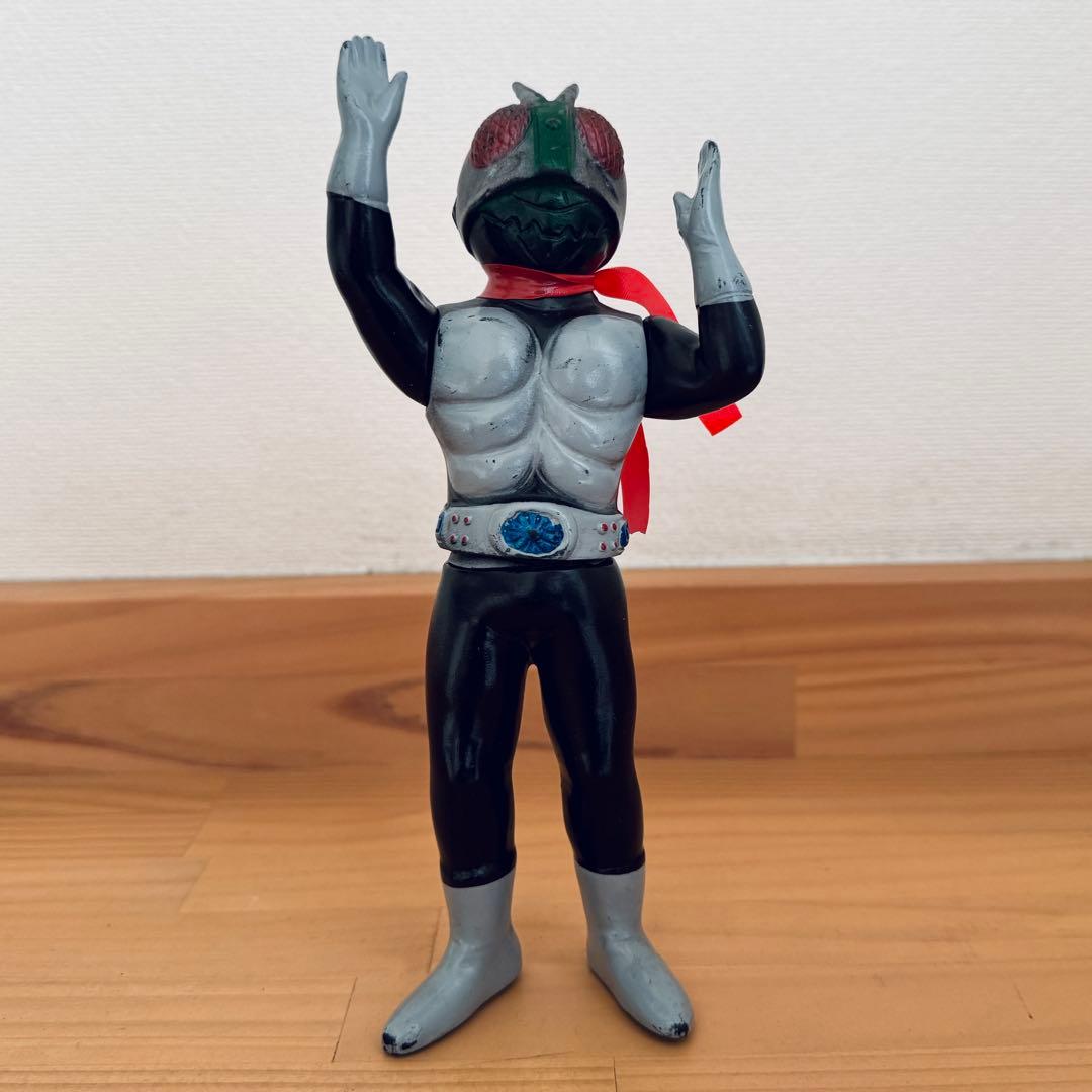 【無版権 パチ】盆踊りライダー 当時物 ソフビ　26001