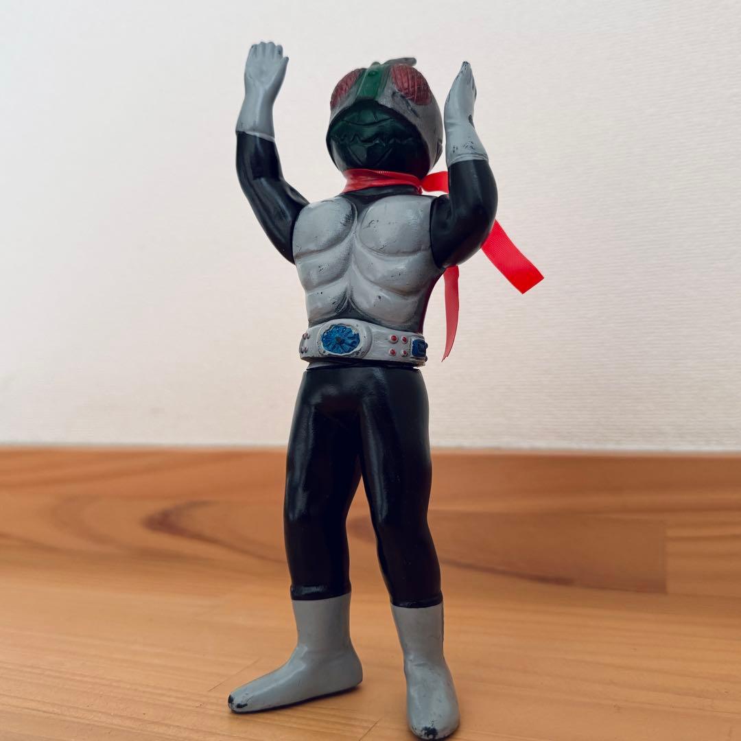 【無版権 パチ】盆踊りライダー 当時物 ソフビ　26001