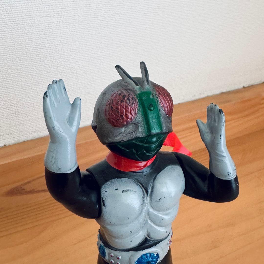 【無版権 パチ】盆踊りライダー 当時物 ソフビ　26001