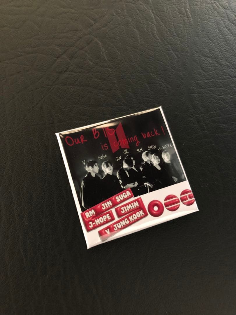 BTS ファブリッククッションカバー　45×45 ユンギ　SUGA