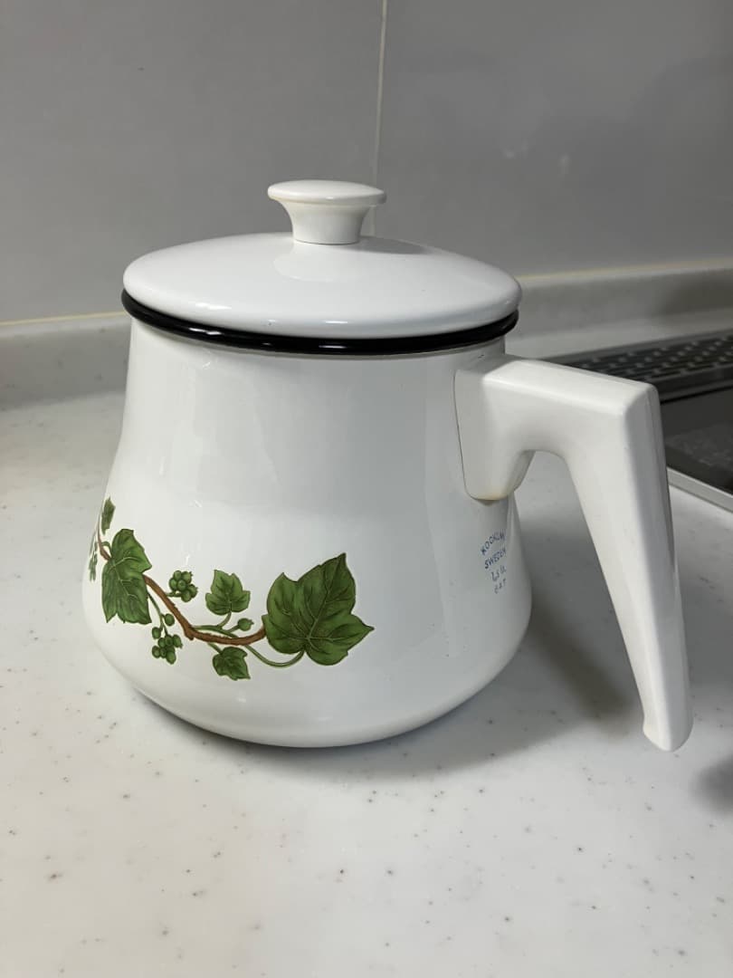 値下げ！KOCKUMSコクムス：ホーローポット、スウェーデン　ヴィンテージ