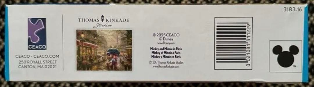 新品未開封 日本未発売 ディズニー 1000ピースパズル トーマス・キンケード