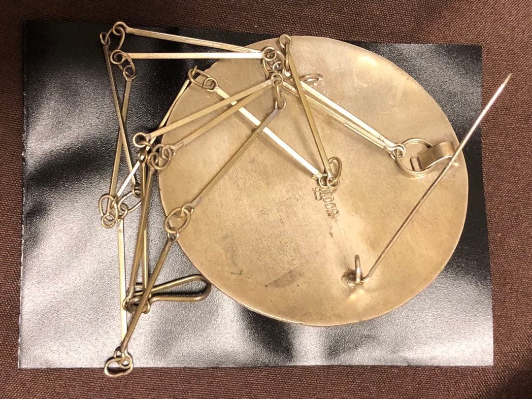 エクアドル製 銀製ペンダント900シルバネックレス