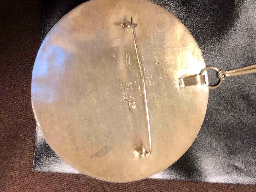 エクアドル製 銀製ペンダント900シルバネックレス