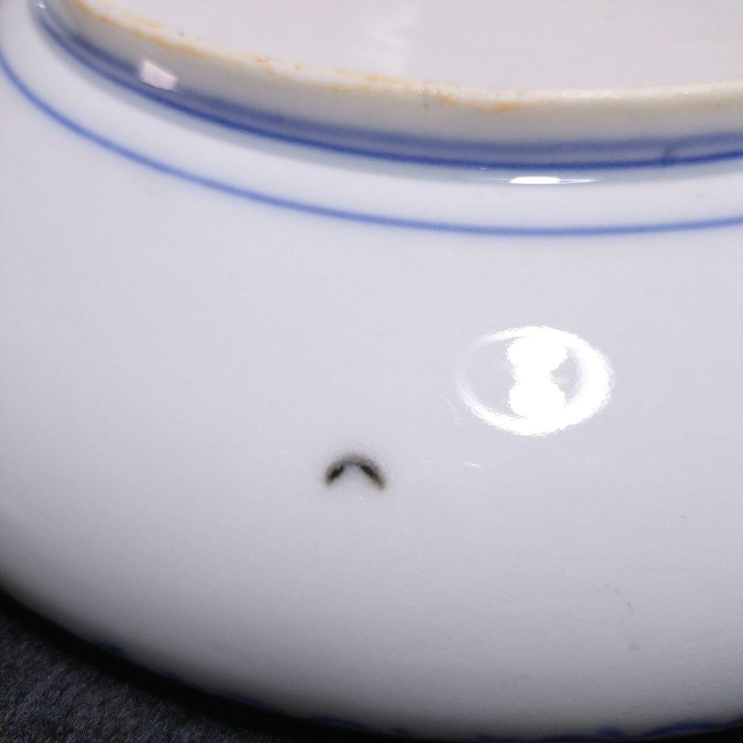 伊万里色絵丸皿　5枚