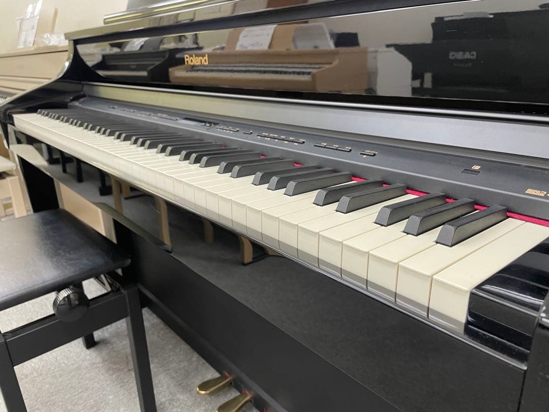 【高級鏡面モデル】Roland HP507PE 椅子付 電子ピアノ　ローランド