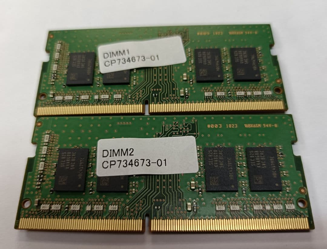 Samsung メモリ 8GB　2枚セット