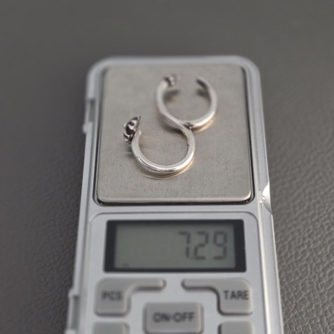 CHROME HEARTS クロムハーツ プラス ネイル ダブルリング シルバー