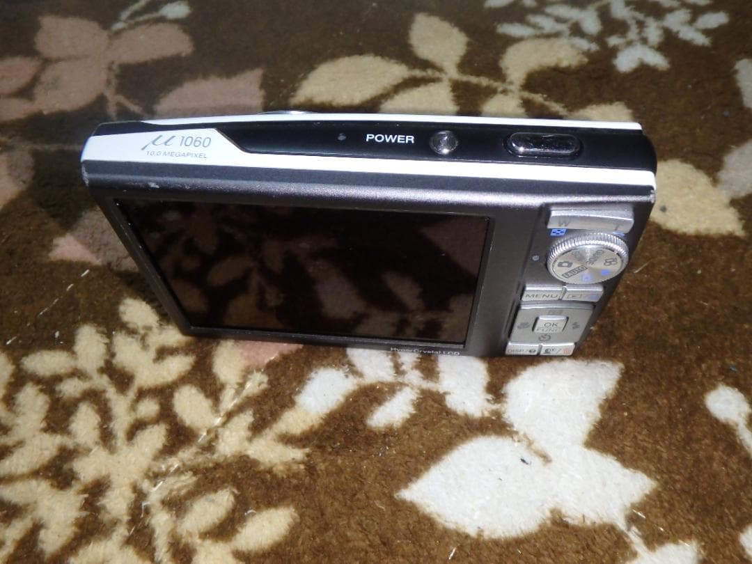 動作品 OLYMPUS μ1060 デジタルカメラ 白