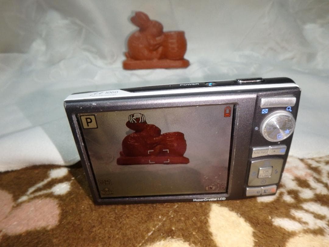 動作品 OLYMPUS μ1060 デジタルカメラ 白