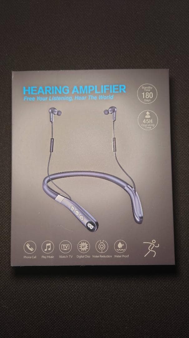 【新品未使用】集音器　USB充電式　6段階音量調節　ハウリング防止