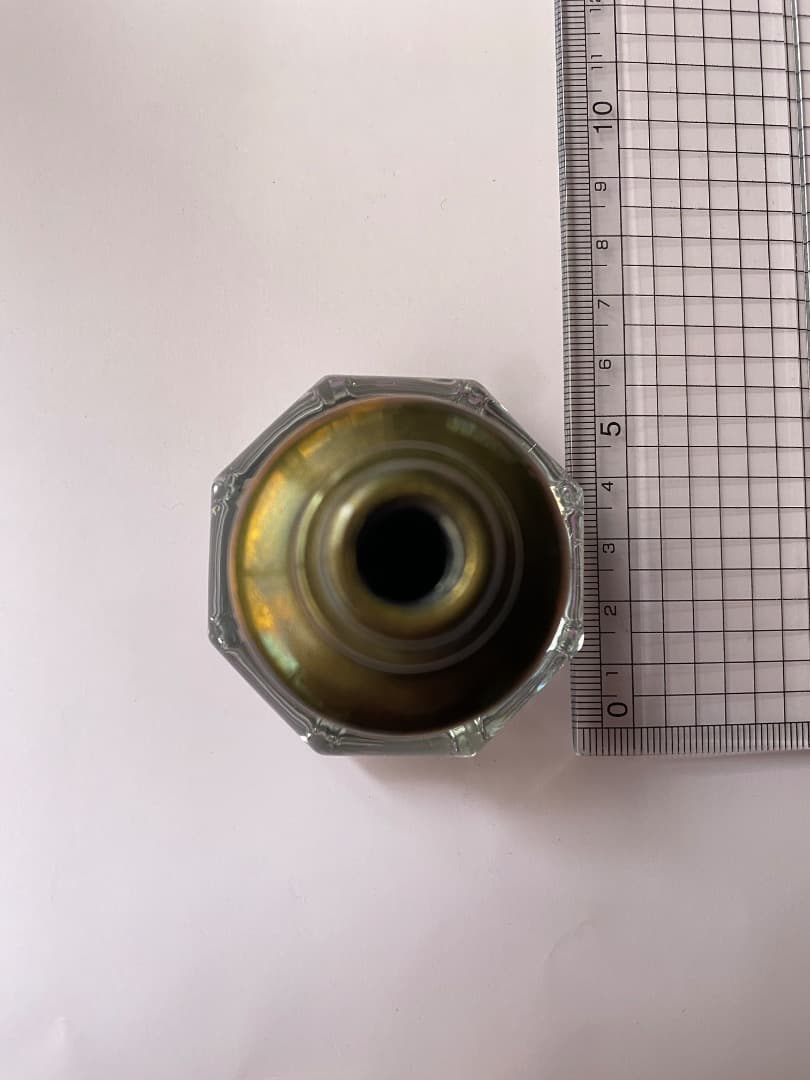 h.d.m.c 　アンティーク　　ガラス＆金属ドア・ノブ　3個セット