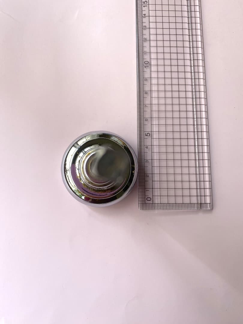 h.d.m.c 　アンティーク　　ガラス＆金属ドア・ノブ　3個セット