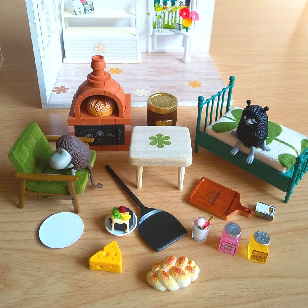 MOOMINフィギュア＆ドールハウス【LEDライト、カバー付き】セット