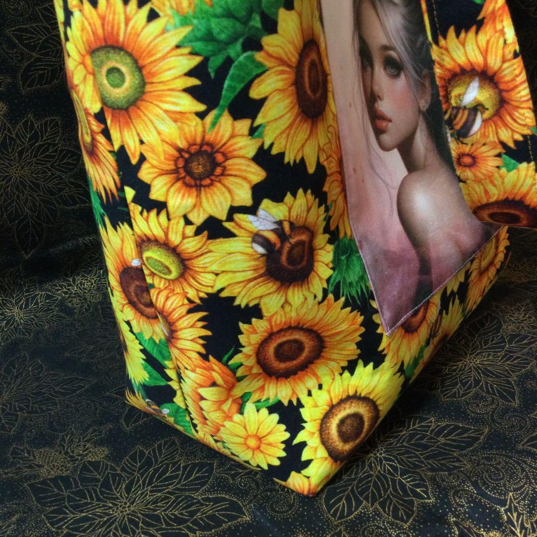 りんりん様❣️オリジナルハンドメイド中サイズトートバッグ2個＆ハンカチ