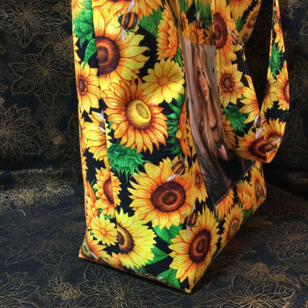 りんりん様❣️オリジナルハンドメイド中サイズトートバッグ2個＆ハンカチ