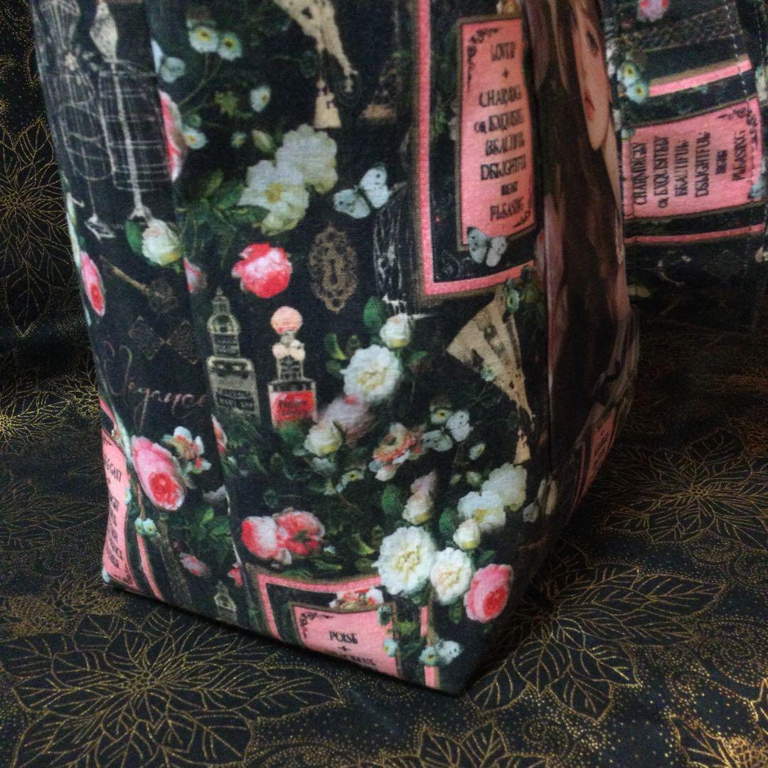 りんりん様❣️オリジナルハンドメイド中サイズトートバッグ2個＆ハンカチ