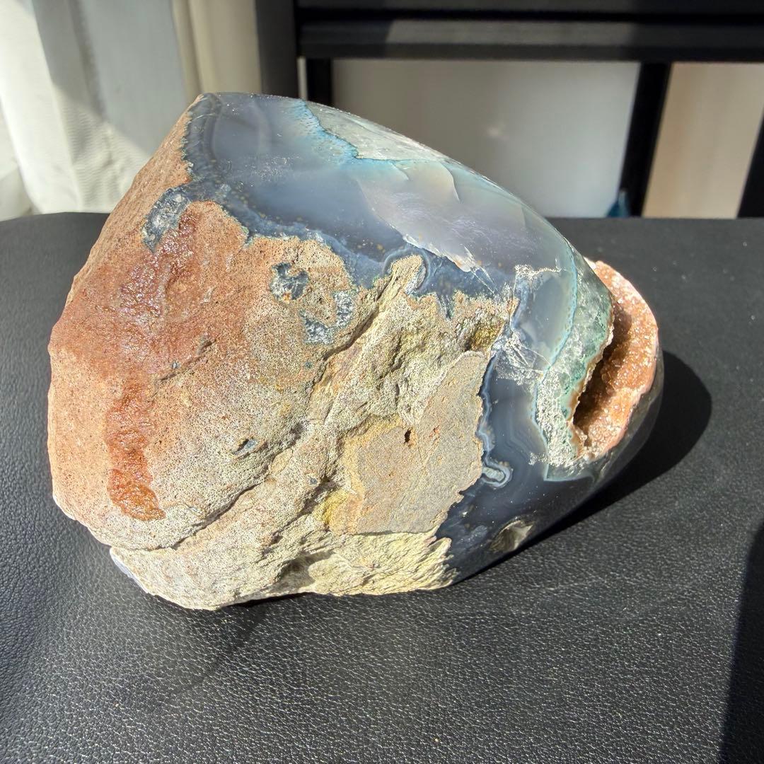 天然石シュガーアメジストの原石　置物　鉱物NO.031307