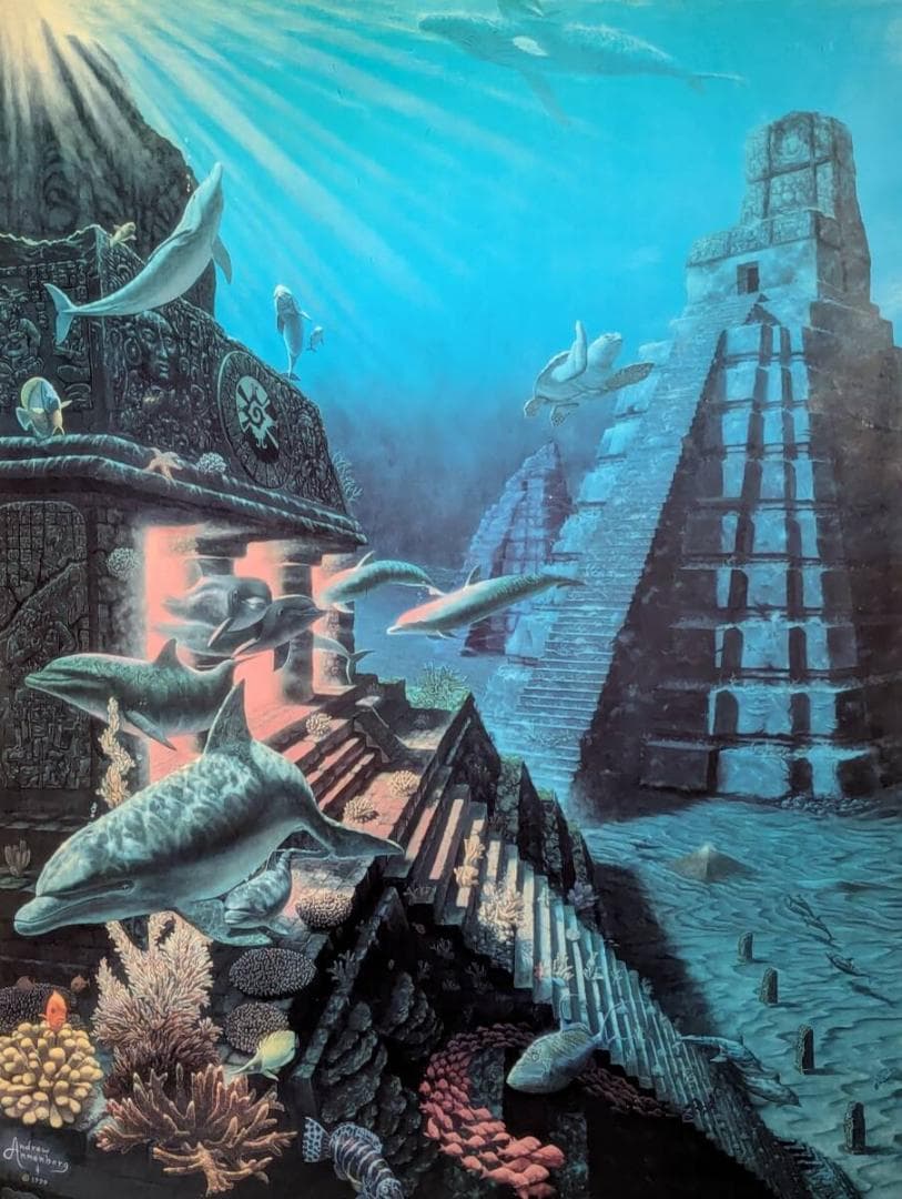 【真作】版画　アンドリュー・アンネンバーグ　シルクスクリーン　Z158