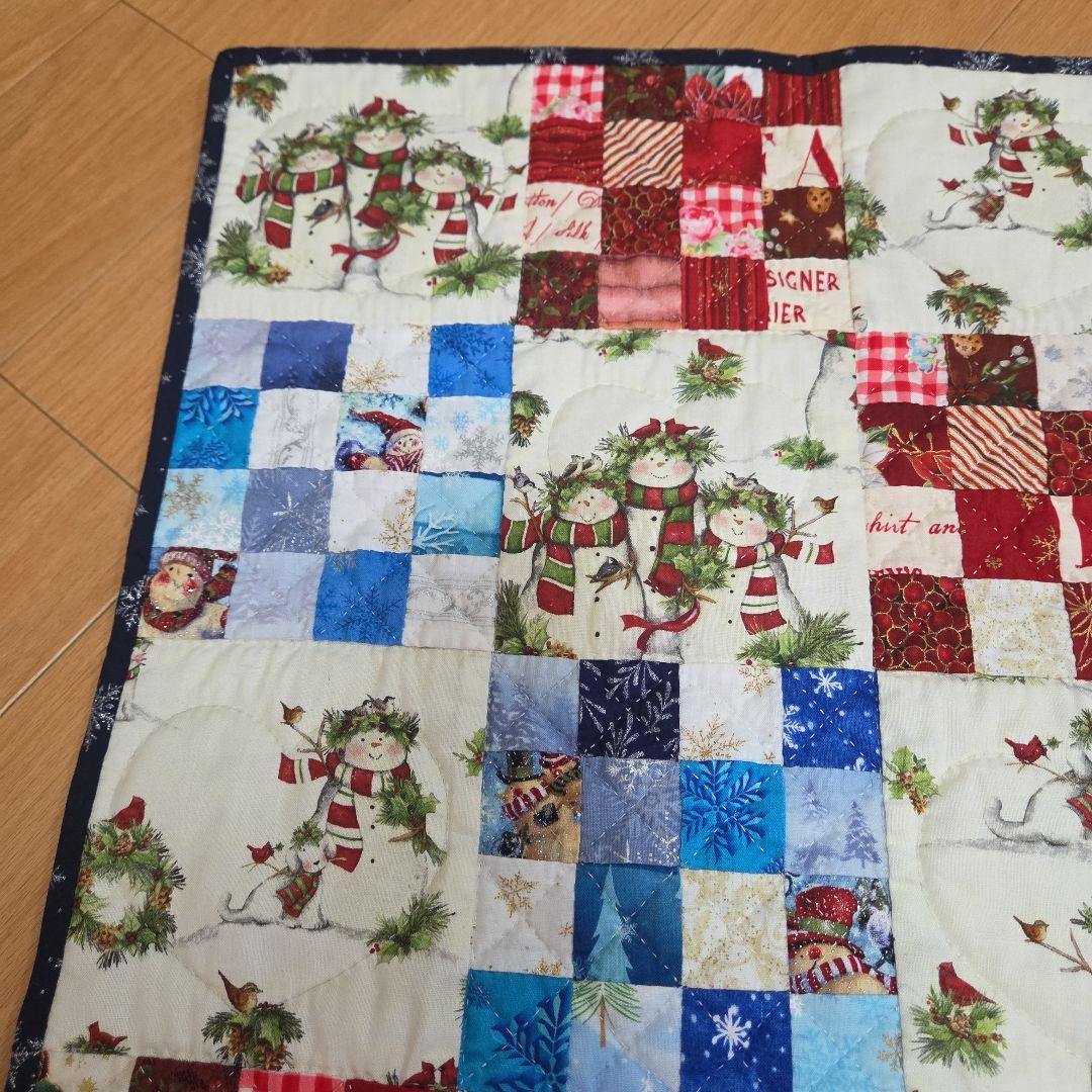 ❣️クリスマス　パッチワークキルト❣️