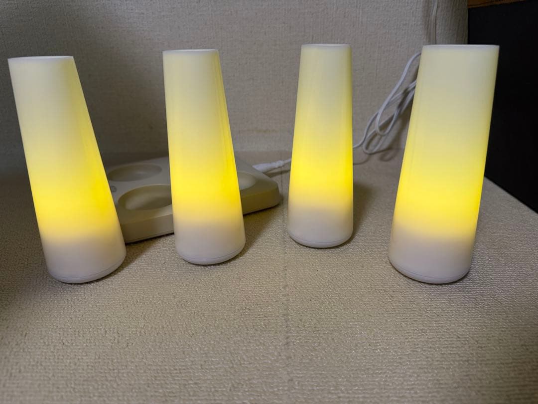 【OXO candela】充電式ライト 4個セット×2