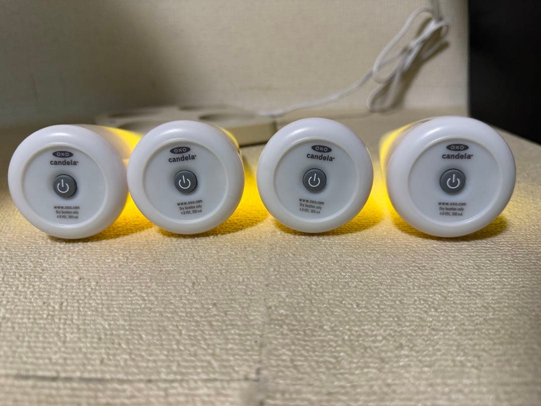 【OXO candela】充電式ライト 4個セット×2