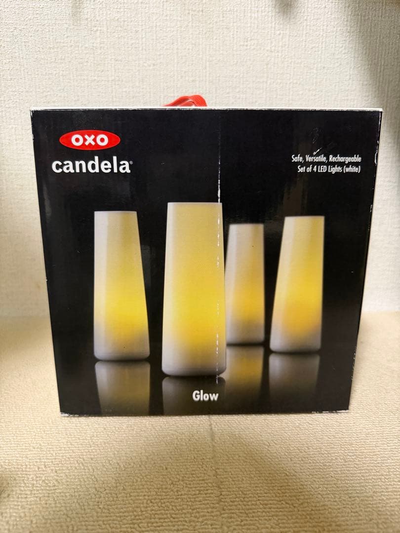 【OXO candela】充電式ライト 4個セット×2
