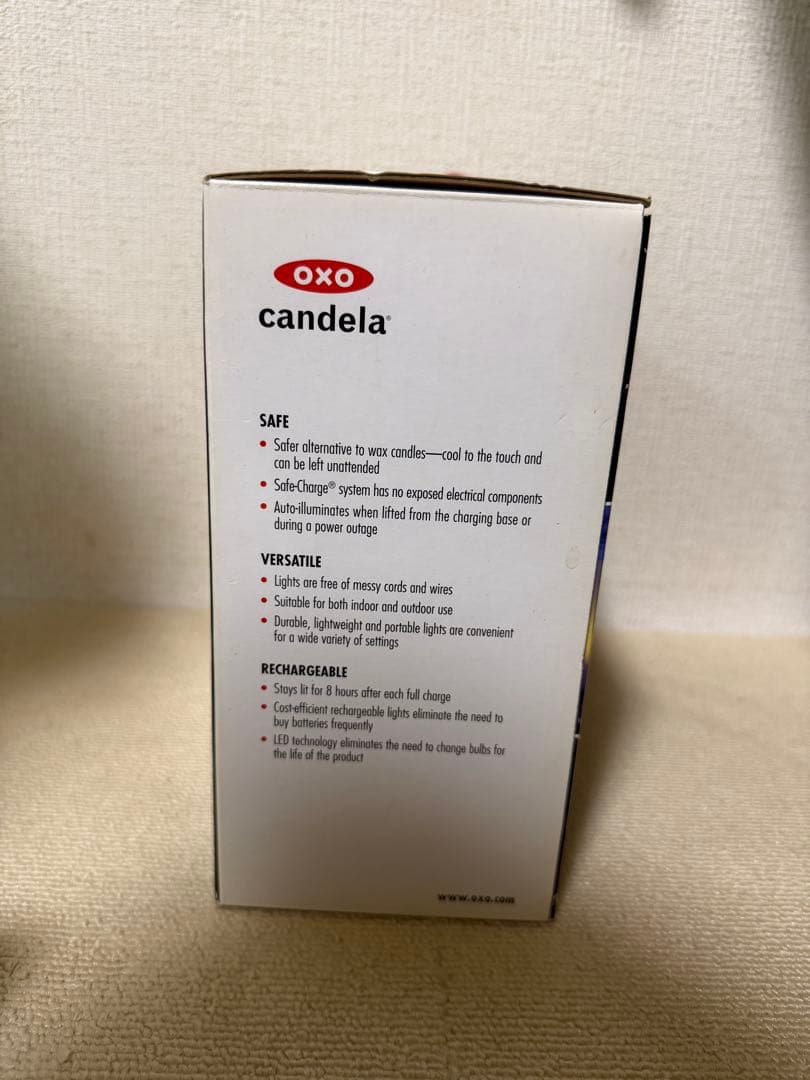 【OXO candela】充電式ライト 4個セット×2