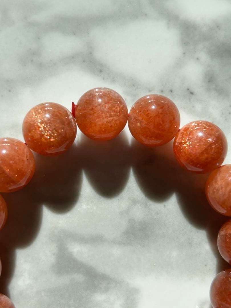 サンストーンブレスレット13ミリ