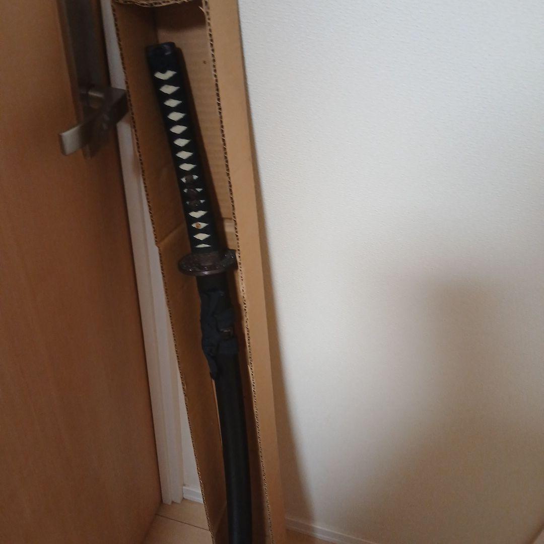 模造日本刀 2本セット 黒