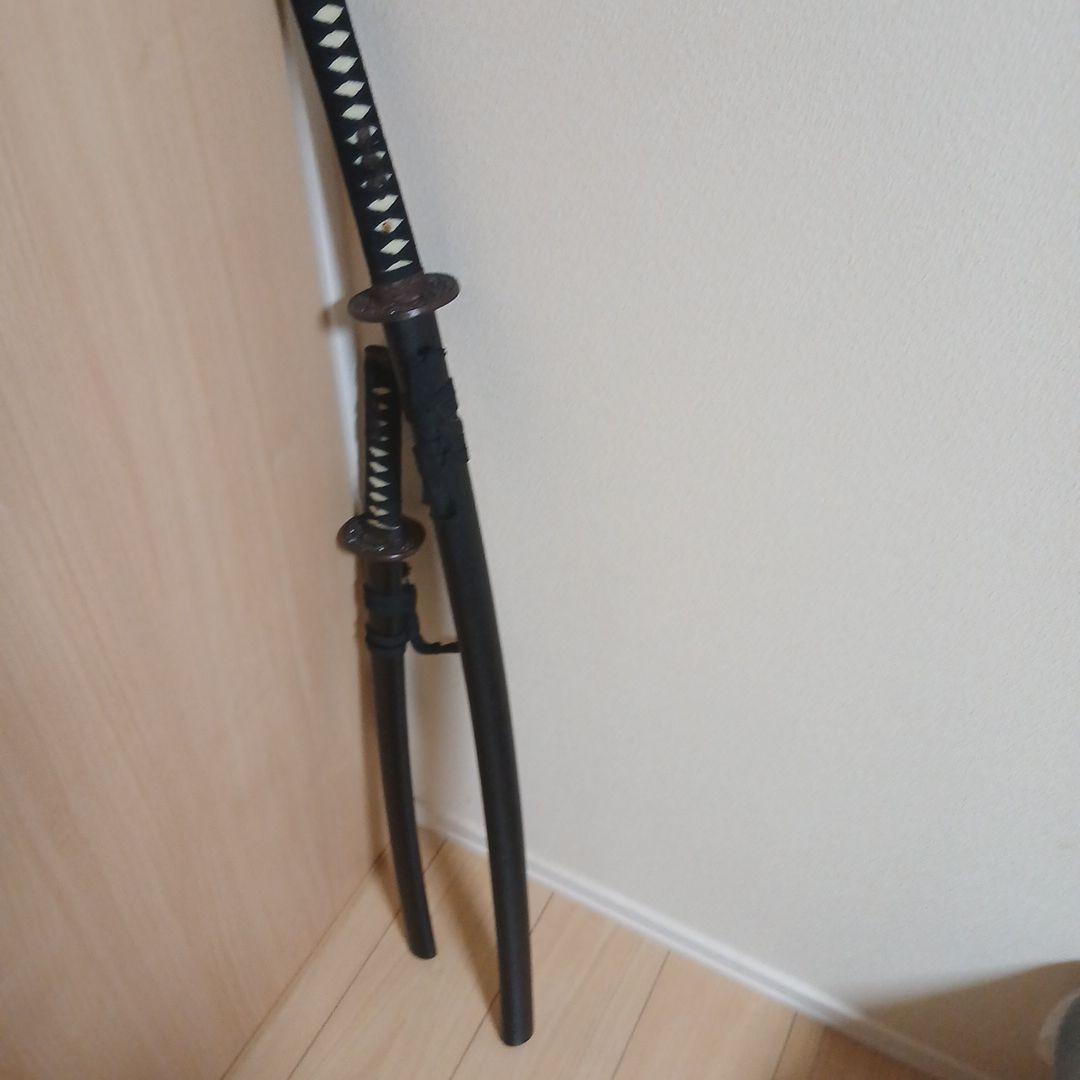 模造日本刀 2本セット 黒
