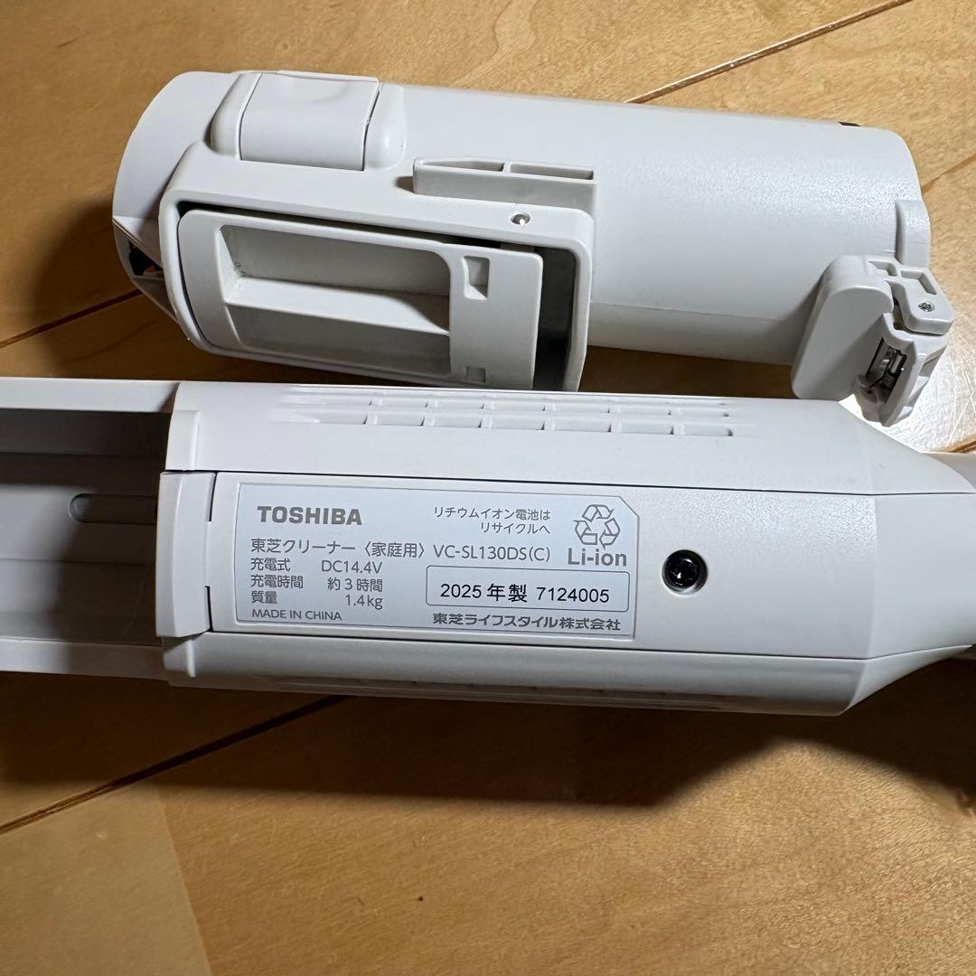 東芝 掃除機 コードレススティッククリーナー VC-SL130DS 2025年製