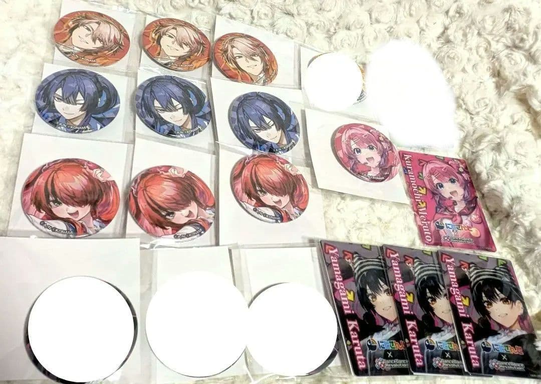 にじさんじダンス部 DDR 缶バッジ アクリルカード