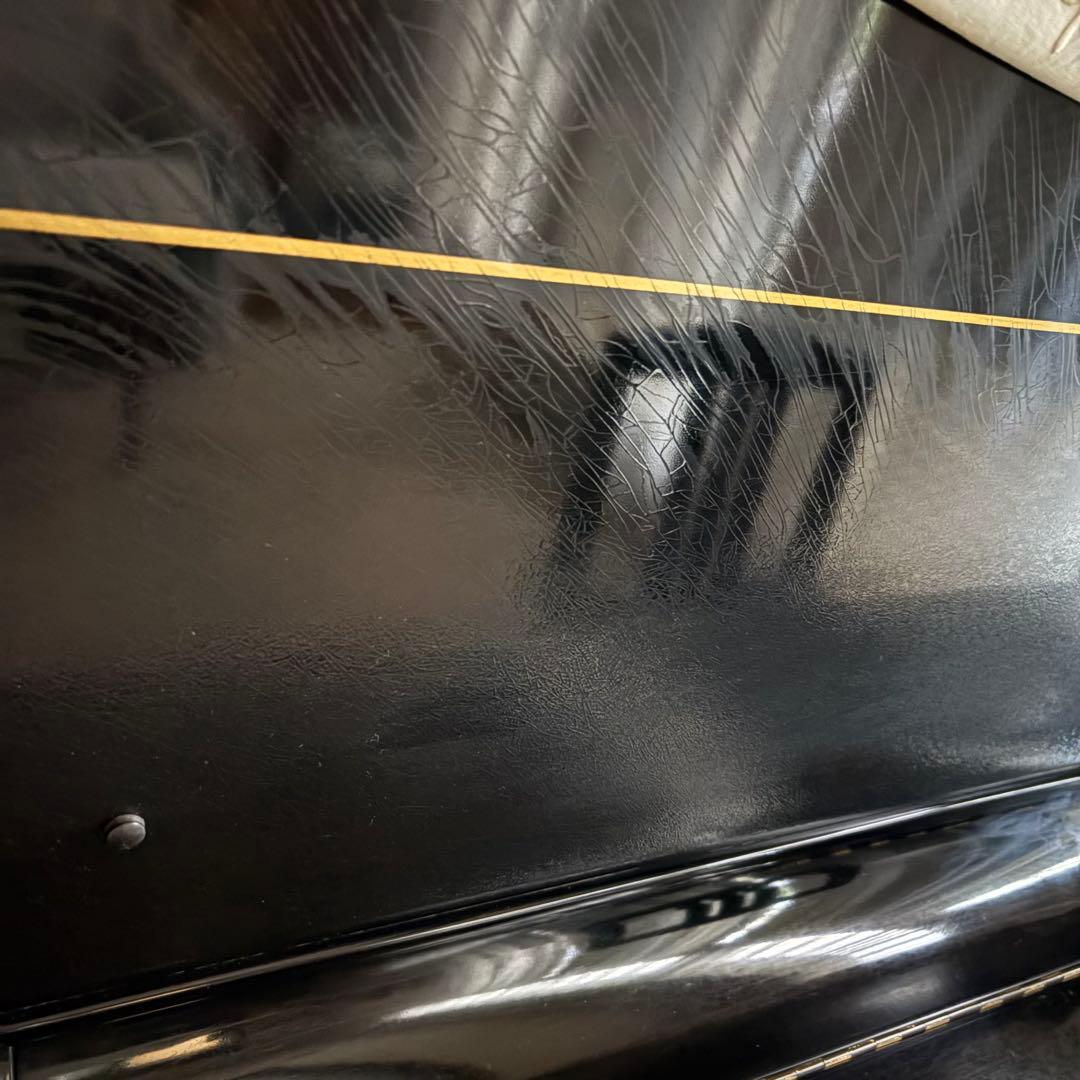 KAWAI カワイ アップライトピアノ KU-1 カバー＆椅子付　高さ調整可能