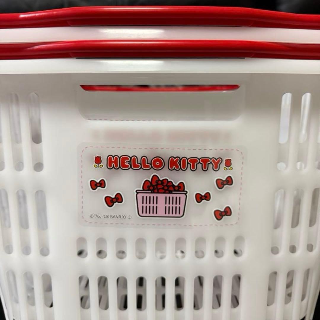 サンリオ　ハローキティ　キティ　マイバスケット　買い物カゴ　33L