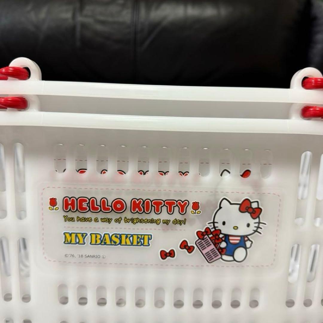 サンリオ　ハローキティ　キティ　マイバスケット　買い物カゴ　33L