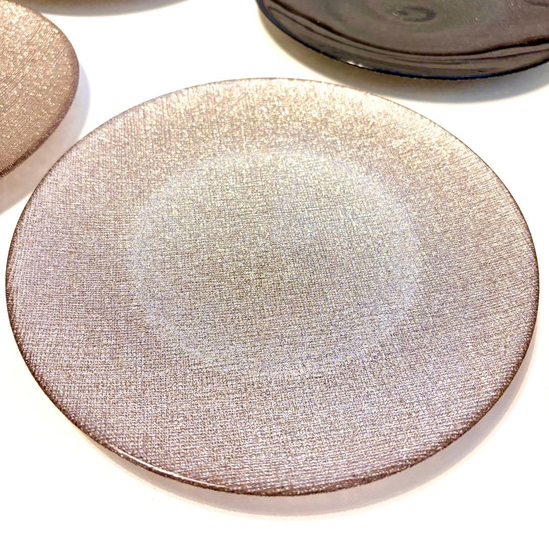 Vetro Felice ヴェトロフェリーチェ グリッター プレート 21cm