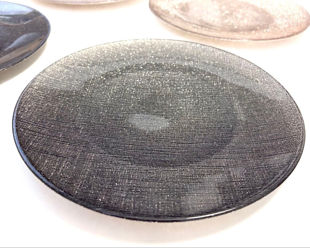 Vetro Felice ヴェトロフェリーチェ グリッター プレート 21cm