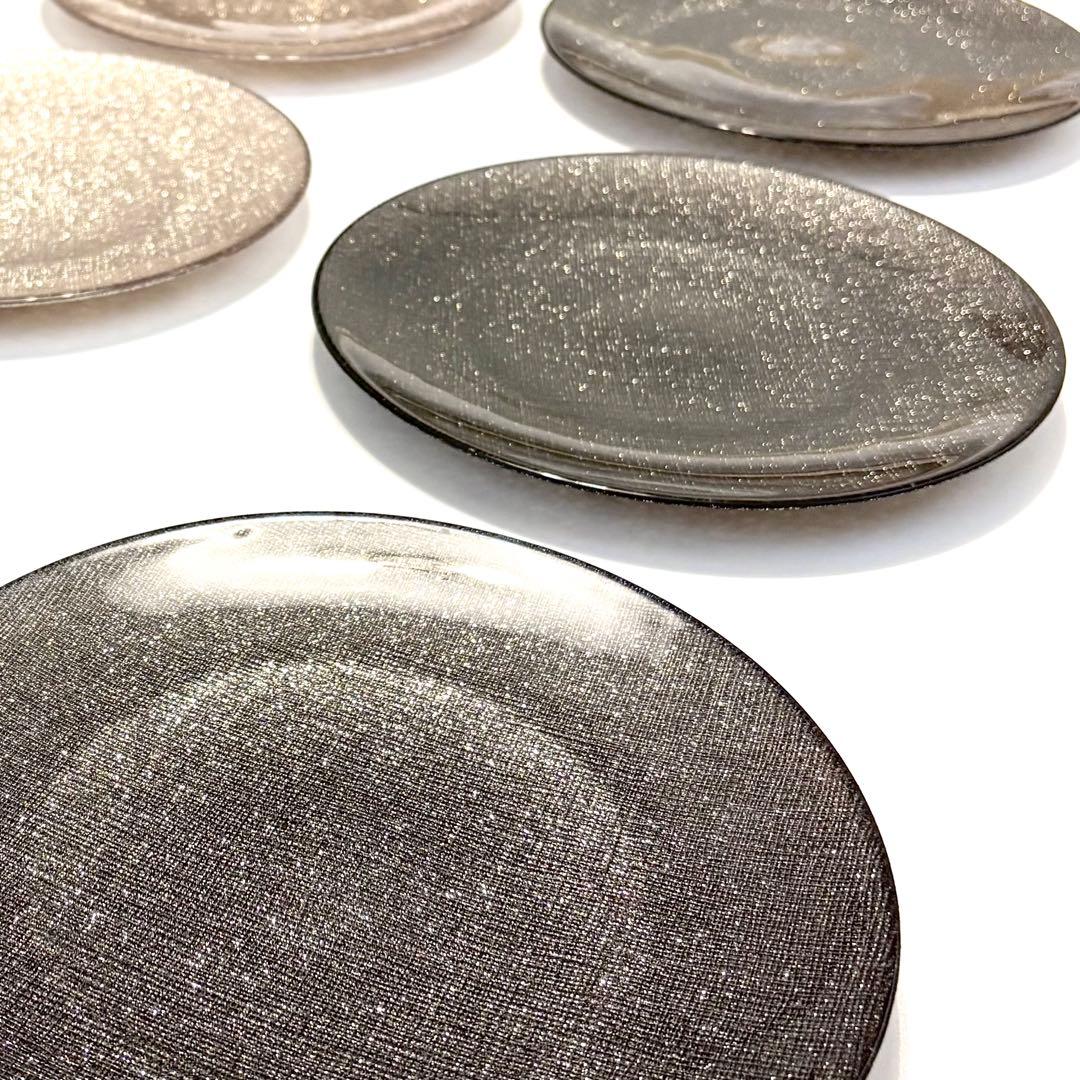 Vetro Felice ヴェトロフェリーチェ グリッター プレート 21cm