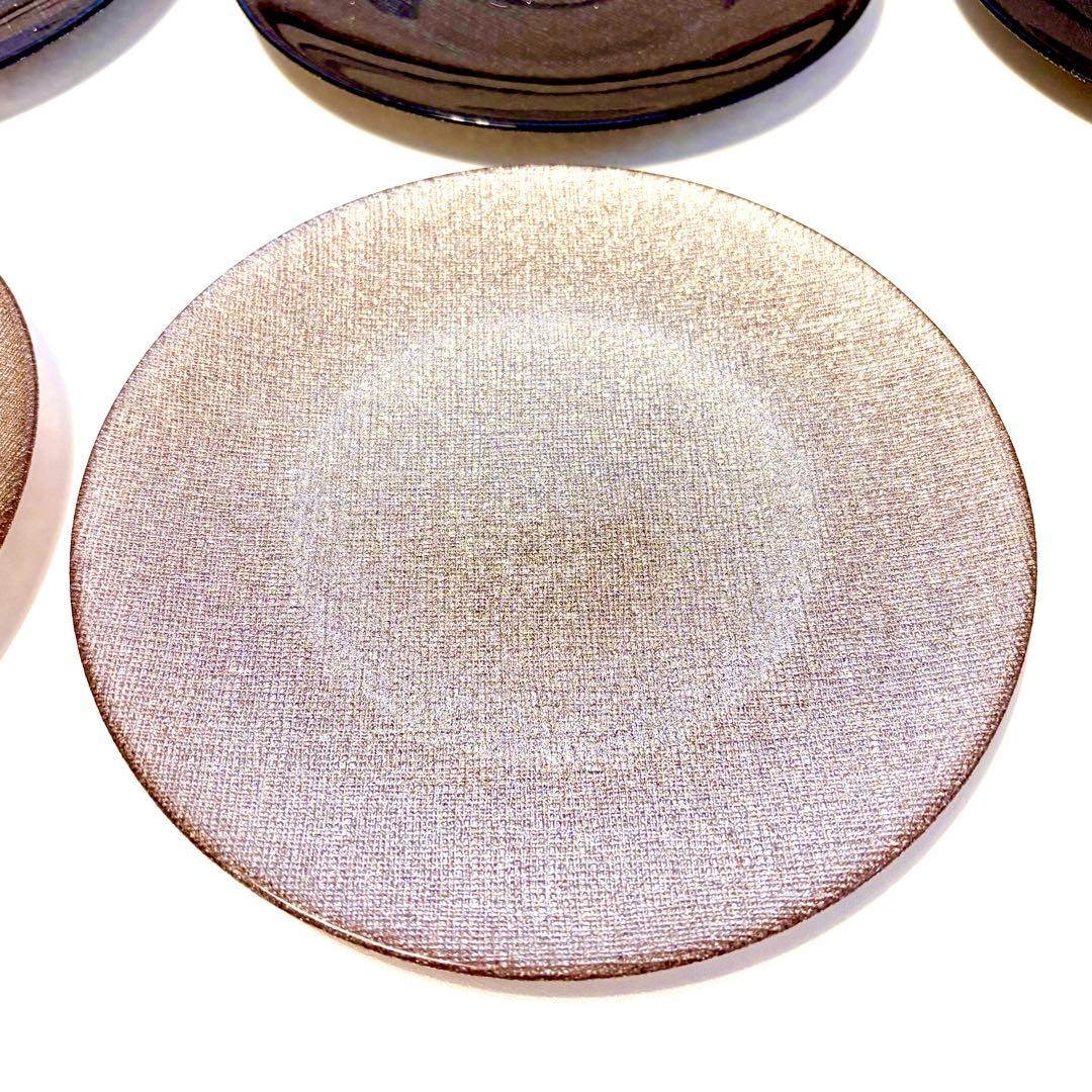 Vetro Felice ヴェトロフェリーチェ グリッター プレート 21cm